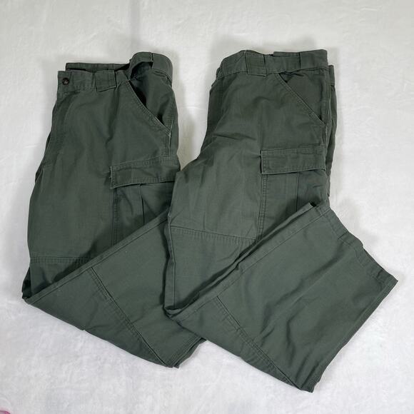 2pr 5.11 Tactical Men's Cargo TDU Pants Ripstop 74003 X-Large 39.5-43 Short Grn - Picture 1 of 15